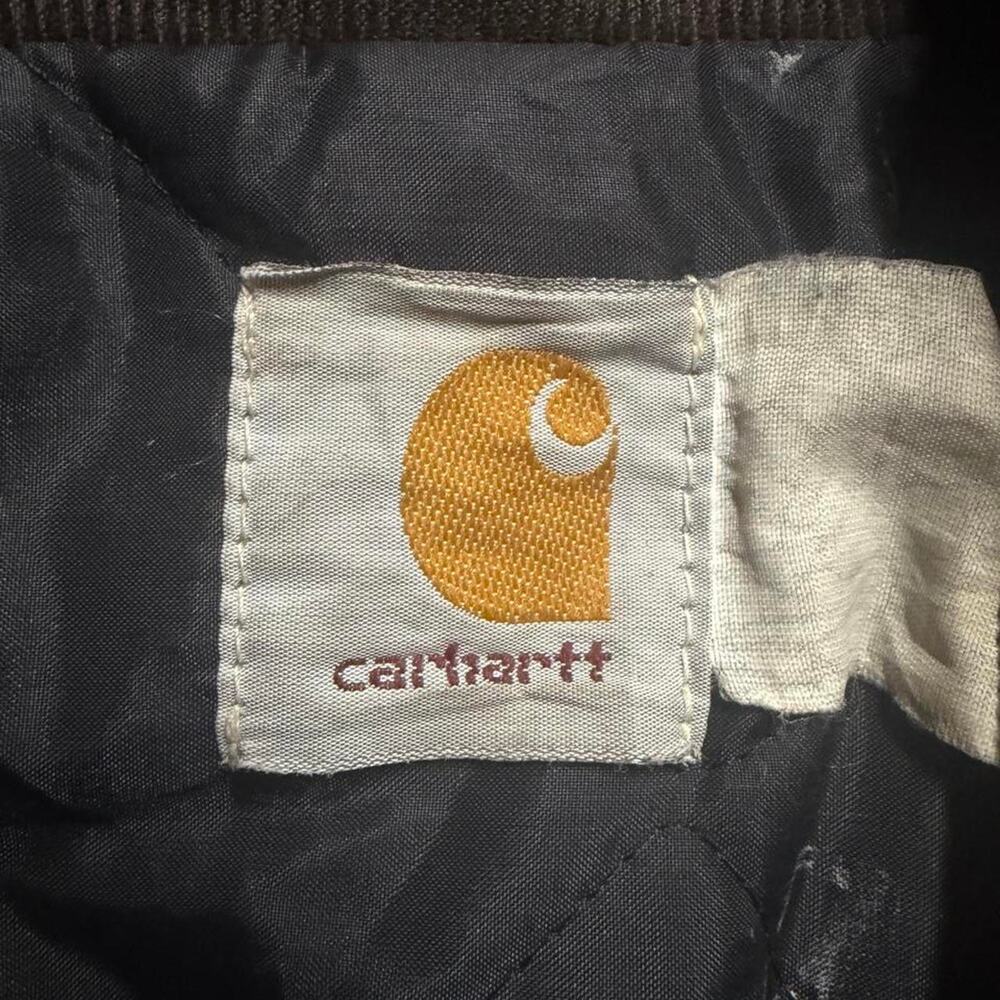 Vintage Carhartt CQ184 Arctic Coat Mens Size L Green Duck - Picture 4 of 8